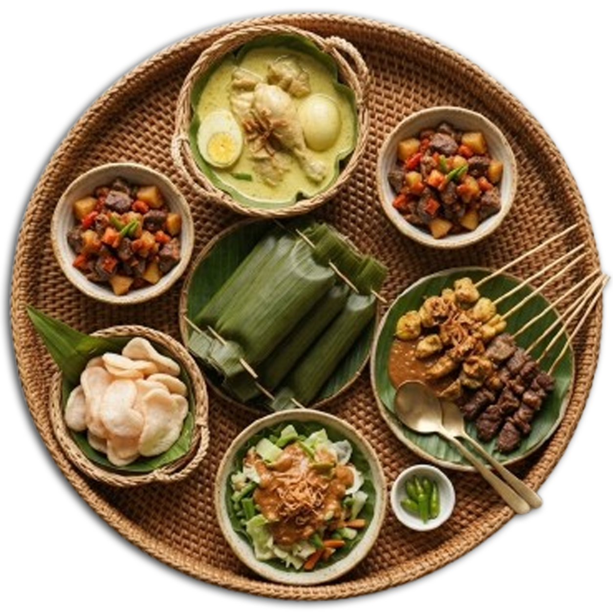 Featured Indonesian home-cooked food
